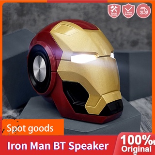 [SPOT GOODS] Tik tok Iron Man wireless Bluetooth speaker Bluetooth Mini Speaker FM Radio Wireless Speaker Outdoor Home Mobile Phone Card Notebook Subwoofer Bluetooth Audio (1)