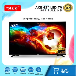 ACE 43" LED TV Black LED-909 (1)