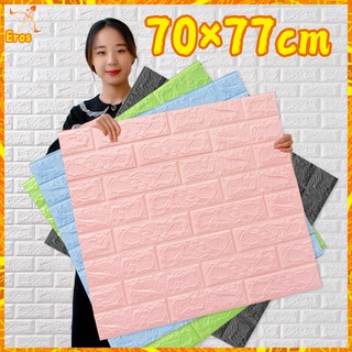 Big Size 70x77CM 3D Wallpaper Waterproof Adhesive Wall Stickers Wall papers home decor Foam Bricks