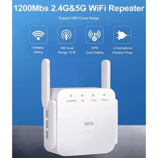 ❀✴Wireless WiFi Repeater Router Signal range Extender 5G 1200Mbps dual band wifi Amplifier (1)
