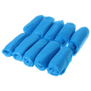 100 Pcs Disposable Shoe Covers Indoor Cleaning Floor Non-Woven Fabric Overshoes (3)