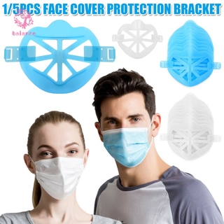 1/5pcs 3D Reusable Face Cover Bracket Mouth Inner Stand Holder Separate Breathing Space Unisex