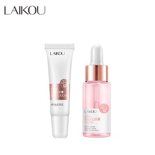 LAIKOU Sakura Eye Cream Reduce Wrinkle Face Serum Anti-aging Brightening Remove Dark Circles Spots Skin Care Moisturizing