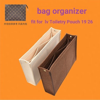 Interior Accessories┇✎【soft and light】bag organizer fit for lv Toiletry Pouch 15 19 26，bag insert，i
