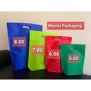bag for men♛❆☇(50pcs) Flat hand bag with base d-cut ecobag eco