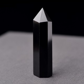 Natural Obsidian Quartz Crystal Point Healing Stone (1)