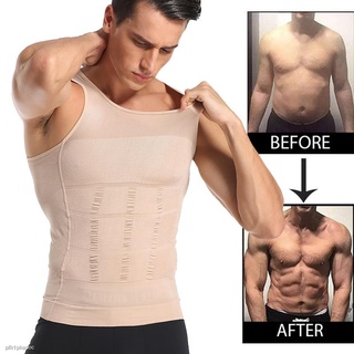 ◆❣✵Be-In-Shape Men Slimming Body Shaper Waist Trainer Vest Tummy Control Posture Shirt Back Correcti