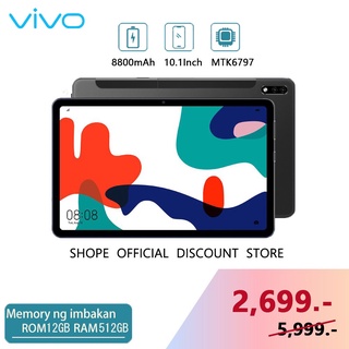 【Ready Stock】◇✖☃VlV0 Tablets Original 12+512GB Online Office Big Sale Cheap Tablet For Kids For Onli