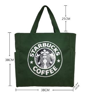 STARBUCKS Casual Bag Nylon Tote Handbag Shoulder Bag (6)