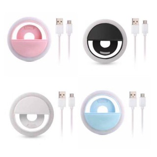 Mini Selfie Ring light Portable LED Rechargeable Clip-on Enhancing Photography (6)