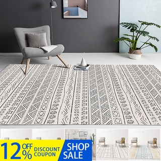 8 styles Carpet Nordic style living room carpet Retro style carpet bedroom room bedside blanket Nordic Sofa Carpet (1)