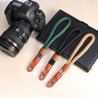Hand Nylon Rope Camera Wrist Strap Wrist Band Lanyard for Leica Digital SLR Camera Accessories 4WFK