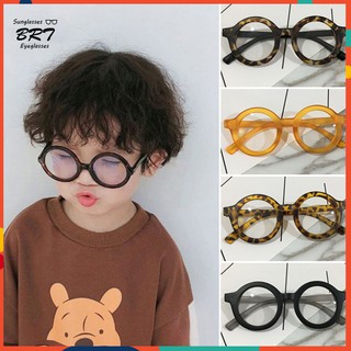 【Ready Stock】Simple Round Kids Glasses for Boys and Girls UV400 Sunglasses