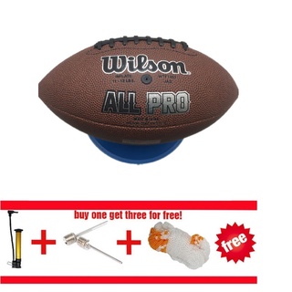 【New Arrival 】 Wilson 1453 NFL Rugby American PU Leather Football Students Dedicated Size 6 Match Training Official Rugby Ball With Free Gifts