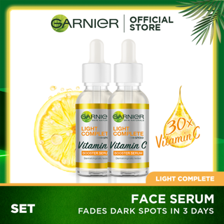 Garnier Bright Complete Vitamin C Serum Twin Pack (For Dark Spots) - Skin Care (1)