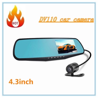 ▧┅ஐDual Camera Car Dvr Camera Rearview Mirror Dash Cam HD 1080P