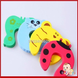 【kidtoys】security door card kids child baby safety pinch hand stopper Cartoon Clip Protector