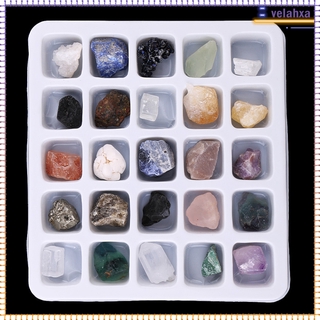 1 Pack Natural Mineral Ore Quartz Collection for Home Office Cabinet Decoration Ornament