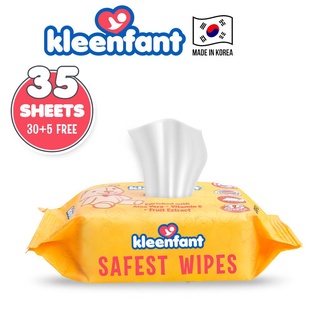 New hot products☄☃ Kleenfant Baby Scent Baby Wipes 35 sheets Pack of 1 travel size wet wipes for ba