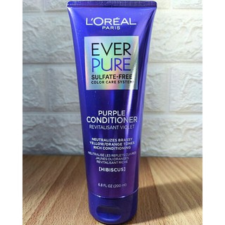 purple shampoo loreal purple Loreal Ever Pure Brass Toning Purple Shampoo and Conditioner 200ml (2)