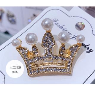 【Hot Sale】Crown brooch rhinestone alloy brooch pin accessories women's clothing accessories