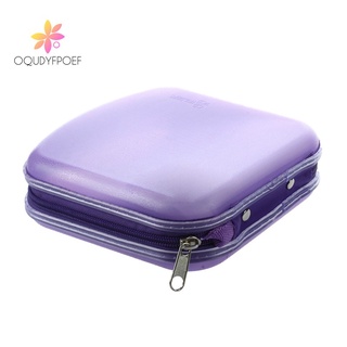 storage♠40 Disc CD DVD VCD DJ Storage Media Holder Sleeve Case Hard Box Wallet Carry Bag purple blac