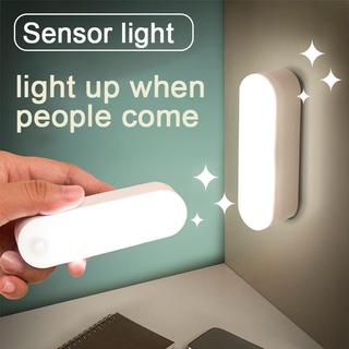 LED Human Body Sensor Lights Usb Charging Dormitory Household Lights |energy Saving Lamp|Table Lamp
