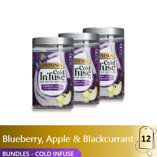 Twinings Cold Infuse Blueberry, Apple & Blackcurrant (12s) Bundle of 3
