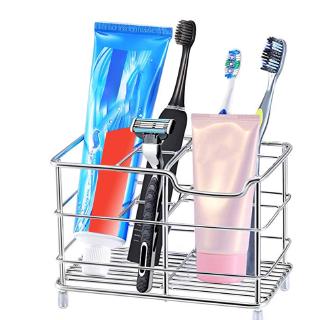Bathroom Practical Stainless Steel Standing Toothbrush Holder