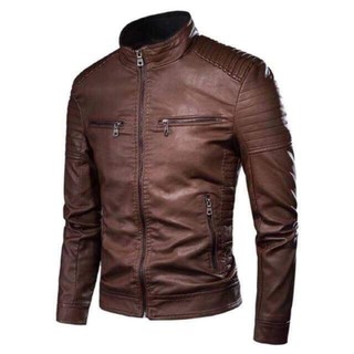 Clarx Mens Leather Jacket for men