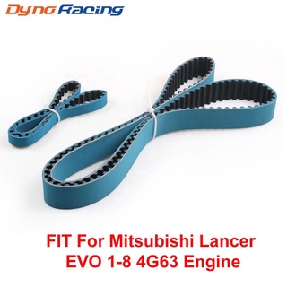 ⊕▼【HOT】 Racing Timing Belt With Balance Shaft Belt Fits For Mitsubishi Lancer EVO 1-8 4G63 HNBR