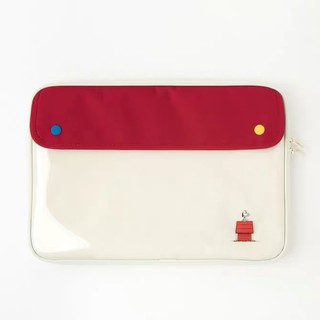 South Korea Ins Snoopy Canvas Pvc Laptop Bag 11/13 Inch Ipad Liner Bag Flat Storage Bag