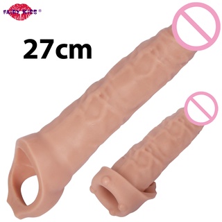 ❉Confidential delivery Super Huge Penis Extender Sleeve Condoms With Spikes Inside Cock Enlargement