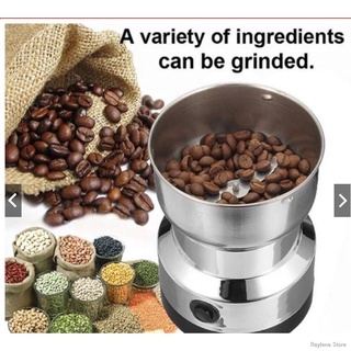 【SPOT】✢✢ﺴCod electric coffee bean grinder blenders for home kitchen office stainless steel