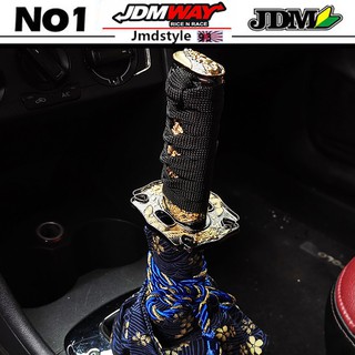 Jdm Short Samurai Gold Dragon Sword Shift Knob 10CM Metal Weighted Katana Shifter Car Gear