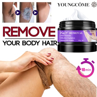 YOUNGCOME Hair Removal Cream Hair Removal Underarm Thigh Arm Hair Removal Gentle Hair Removal