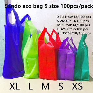 100 pcs sando eco plain bag 5 sizes availabletravel bag luggage bag luggage