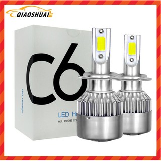 Car C6 Original Headlight LED H1 H3 H4 H7 H11 9005 9006 Fog Light Bulb Fog Lamp H7 2pcs