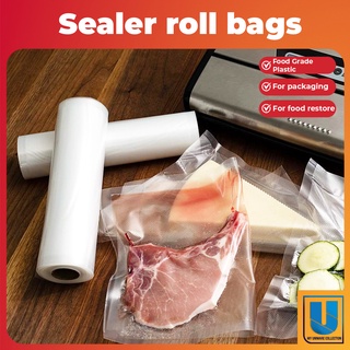 Food Vacuum Sealer Roll Bags Sealing Bags [12cm | 15cm | 17cm | 20cm | 25cm | 30cm x 500 cm]