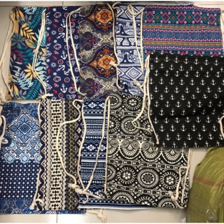 Canvas Drawstring Bag Back Pack String Bag Fashion Design (1)