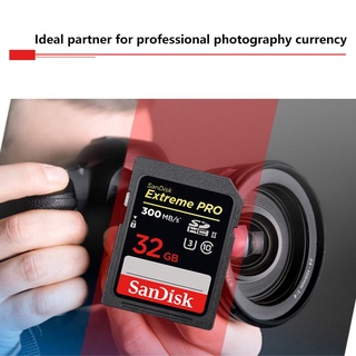 【Fast Delivery】sandisk memory cardSandisk Extreme PRO 300MB/s SDHC 32GB SD Cards UHS-II SDXC 64GB 12 (1)