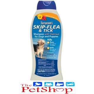 Sergeant's Skip Flea & Tick Oatmeal Dog Shampoo Ginger 532ml