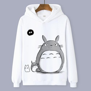 Hoodie jacket Totoro cotton Miyazaki Hayao Sweater Second element Anime korea jacket women