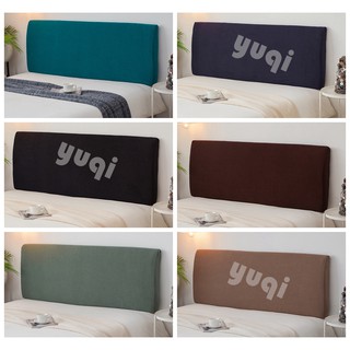 Solid Color Elastic Headboard Cover Bed Head Back Protection Slipcover Bedside cover