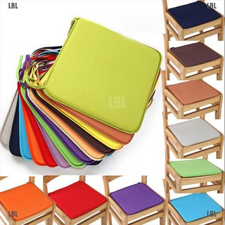 <LBL>Cushion Office Chair Garden Indoor Dining Seat Pad Tie On Square Foam Patio UK