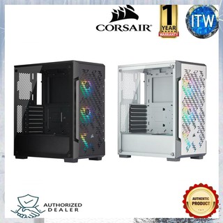 【Available】Corsair iCUE 220T RGB Airflow Steel,Tempered Glass ATX Mid Tower Computer Case
