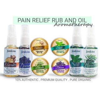 Premium Quality Aromatherapy Pain Relief Rubs and Oil Menthol Massage Spa Pure Organic (1)