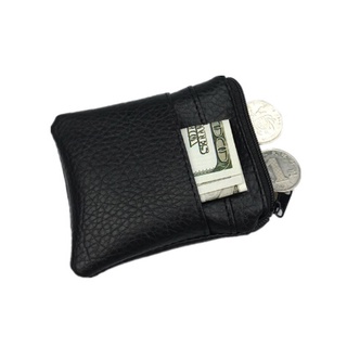 Fashion PU Leather Coin Purse Men Mini Short Key Credit Card Wallet