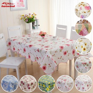 Waterproof Oil Proof PVC Table Cloth Cover Kitchen Decor (1)
