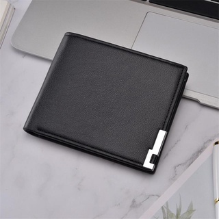 2020 Ultra-thin Short Sequined Men Wallets with Coin Bag Black Purse Men Wallet Male Small Money